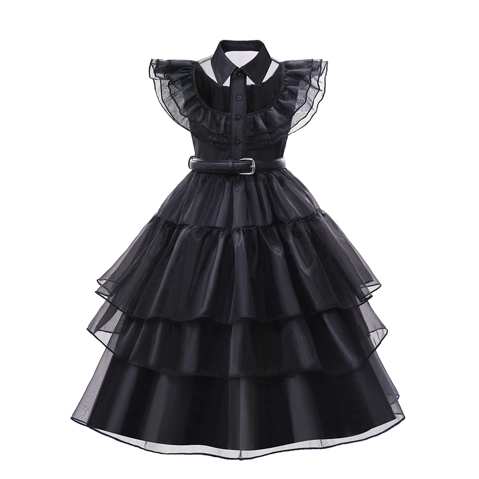 thumbnail image 1 of Vestido de princesa Disney para niñas, disfraz de Elsa, Anna, Mirabel, Rapunzel, ropa de fiesta de cumpleaños para niños, Cosplay de Halloween, Encanto, Frozen, 2024, 1 of 5