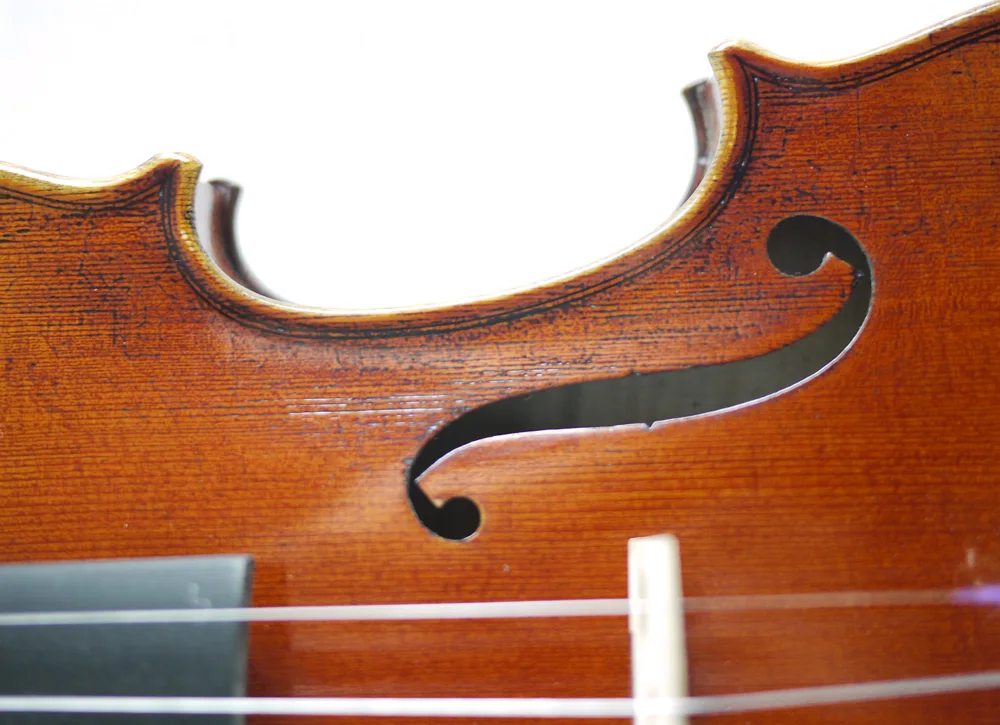 Top Handmade Oil Varnish,Antonio Stradivaius1714 "Soil" Violin Copy, No.1632. Rich Powerful Sound, European Spruce