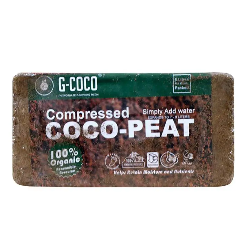 

Coco Coir Brick Organic Coconut Coir For Plants Concentrated Seed Starting Mix Seed Starter Soil Block Cactus Potting Flowers