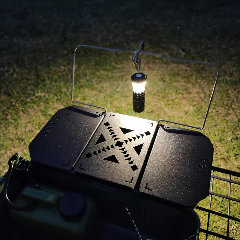 Folding Table Board Plate Heavy Duty Table Board Portable Mini Shelf Aluminum Alloy for Stanley Lunch Box 9.4L Camping Gear