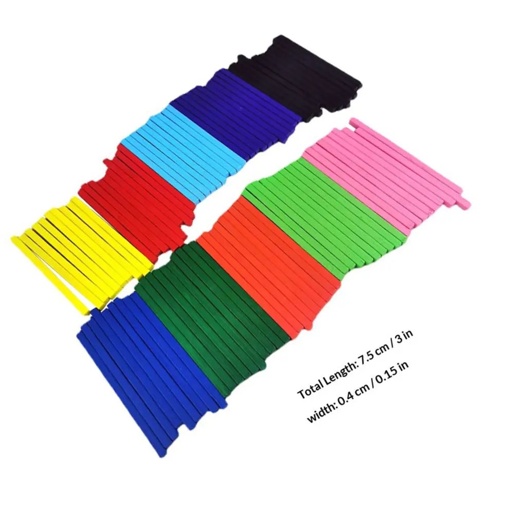 1 세트 산술 계산 막대 다채로운 교육용 막대 조기 수학 교구 유치원 계산 막대 수학 교구