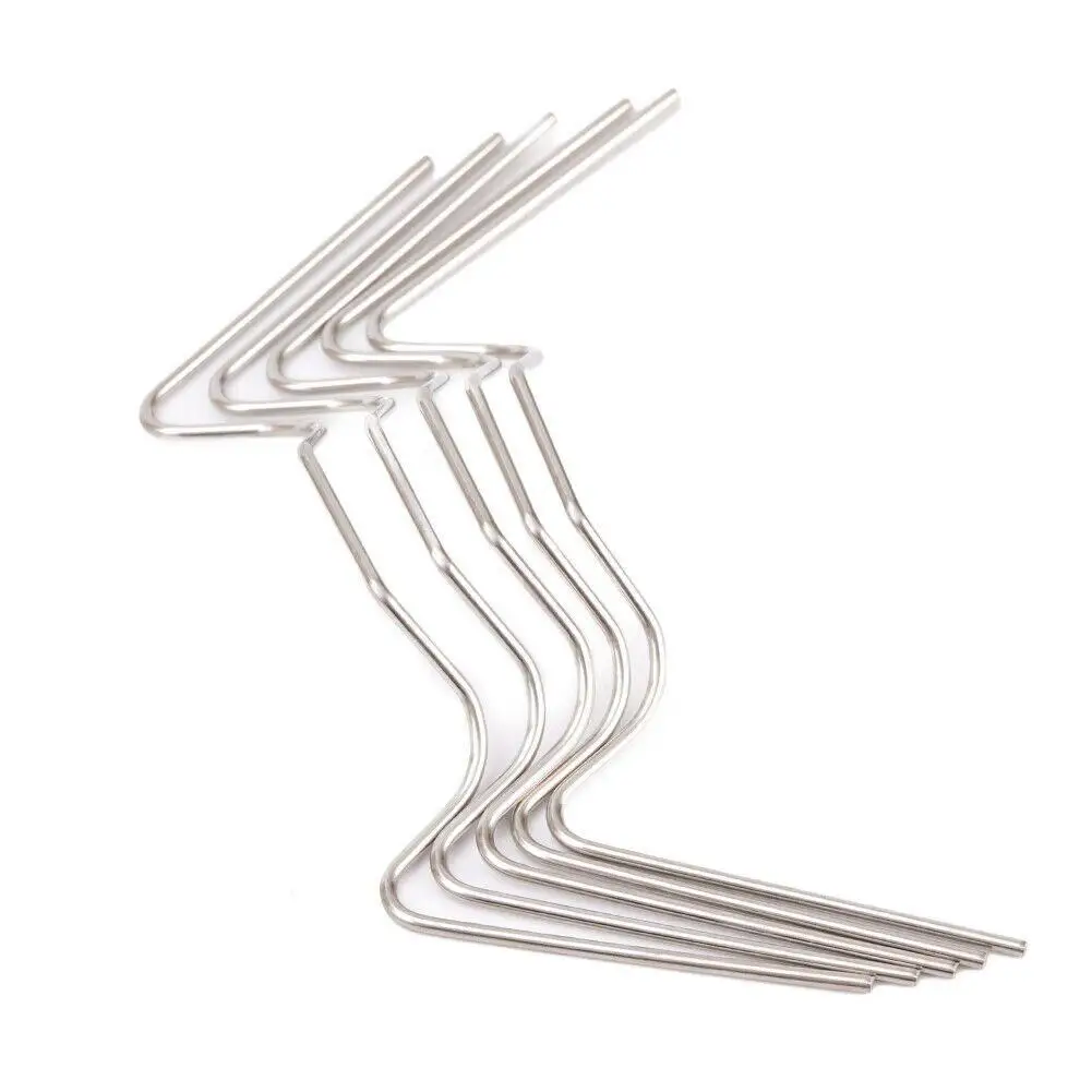 100/50/25 Stück Stahl Gewächshaus W Clips Federdraht Verglasung Glasrahmen Befestigungsklemme – Detail 13