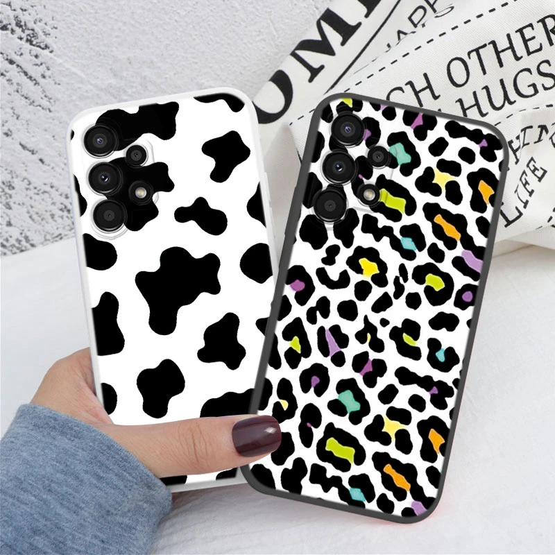 Leopard Print Soft Silicone Protective Phone Case