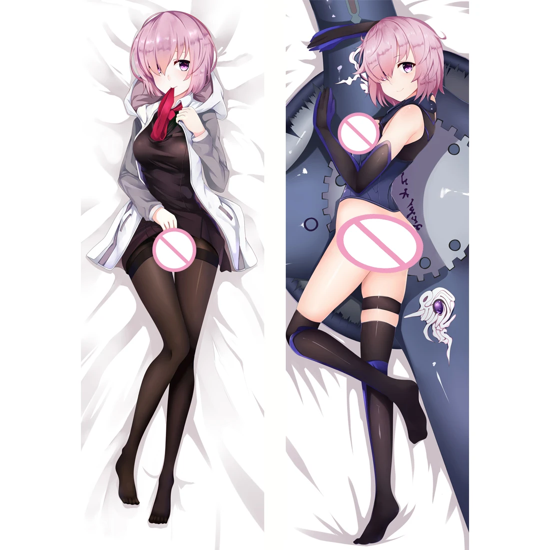 

Anime Mash Kyrielight Dakimakura Fate Grand Order Hugging Body Pillow Case Peachskin 2way Pillows Throw Cushion Cover