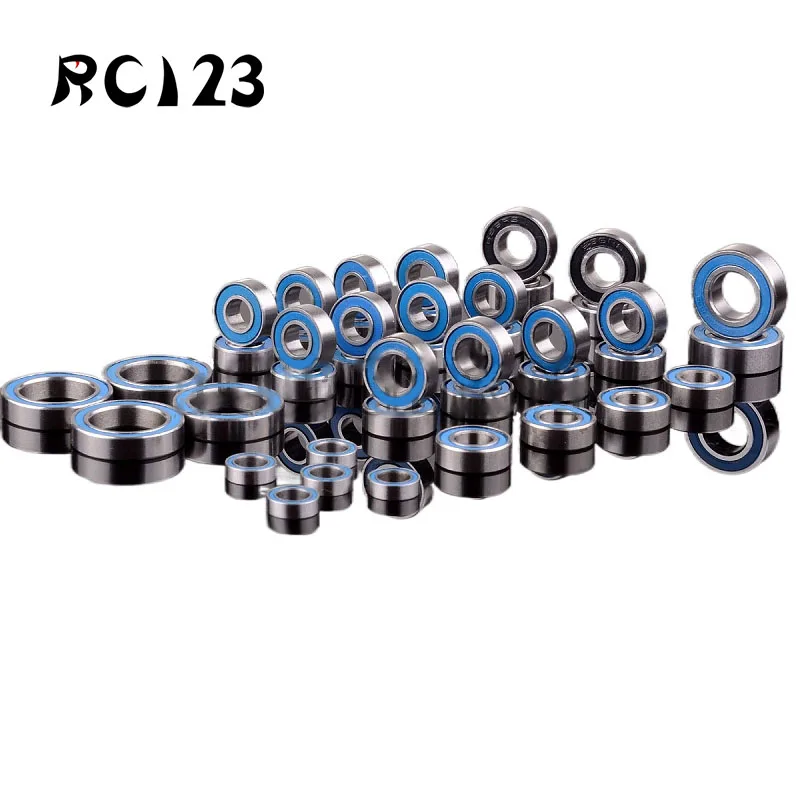 

43Pcs Blue Ball Bearing Metric Rubber Sealed on Two Sides RC Car FIT For Rc car Traxxas Summit KIT 52100 Chrome Steel NEW ENRON