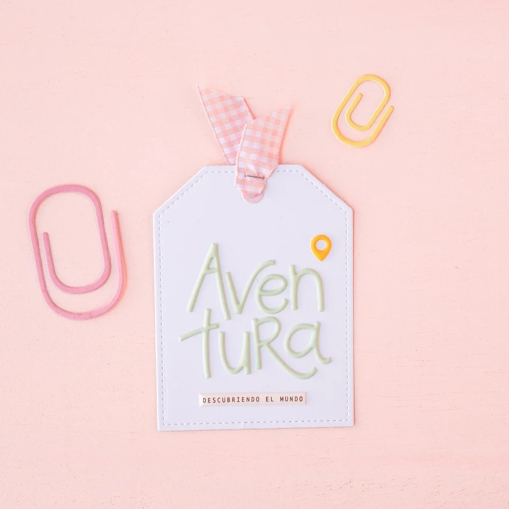 

Paper Clip Labels Dies Metal Cutting Dies For DIY Scrapbooking Photo Album Decor Embossing Holiday Dies For Paper Cards New