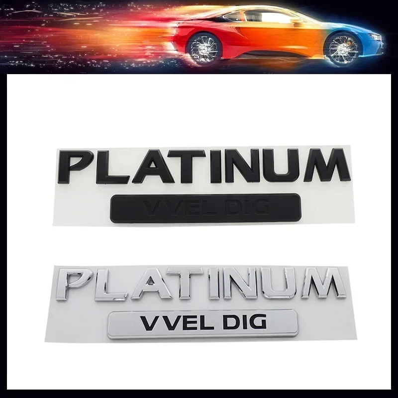 3D 자동차 스타일링 플래티넘 VVEL DIG 후드 펜더 트렁크 리어 데칼 엠..