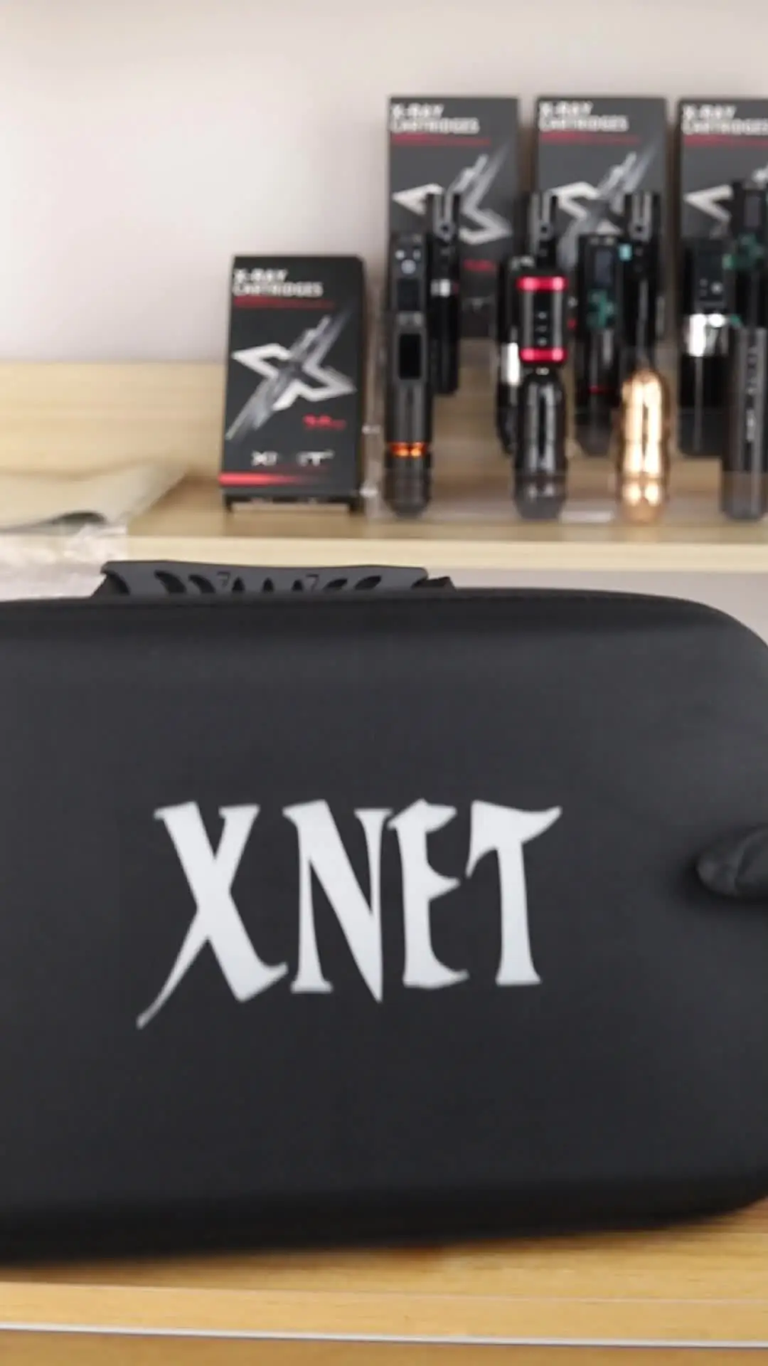 XNET Titan Wireless Tattoo Machine Kit with Extra 38mm Grip