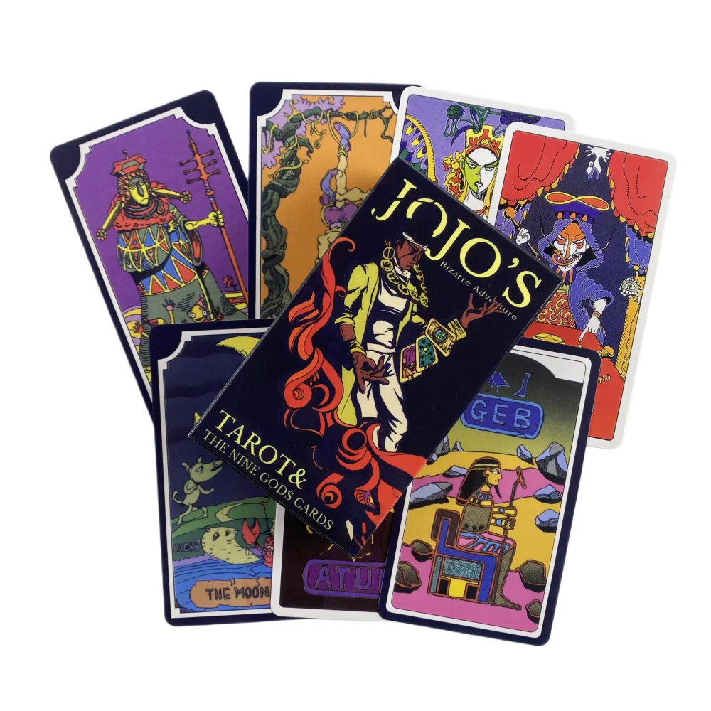 Anime JoJo Bizarre Adventure Tarot Cards Divination Deck English