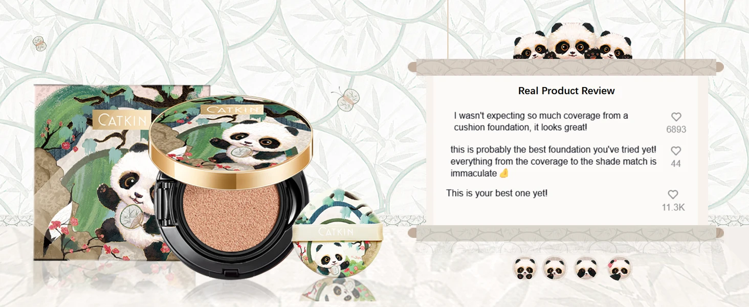 Full Coverage Cushion Foundation Hydrating Poreless For Sensitive Skin_voghion.com