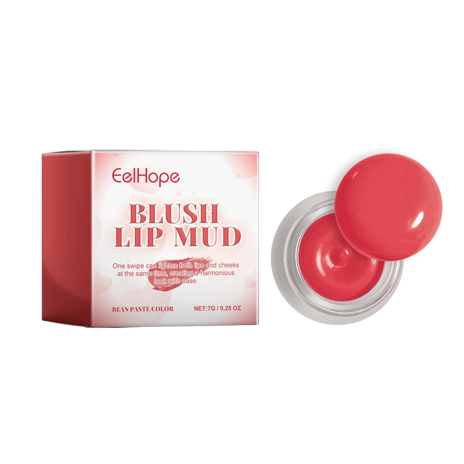 EELHOPE Blush & Lip Gloss is a lightweight, fitting, velvety matte multi-purpose contouring blush