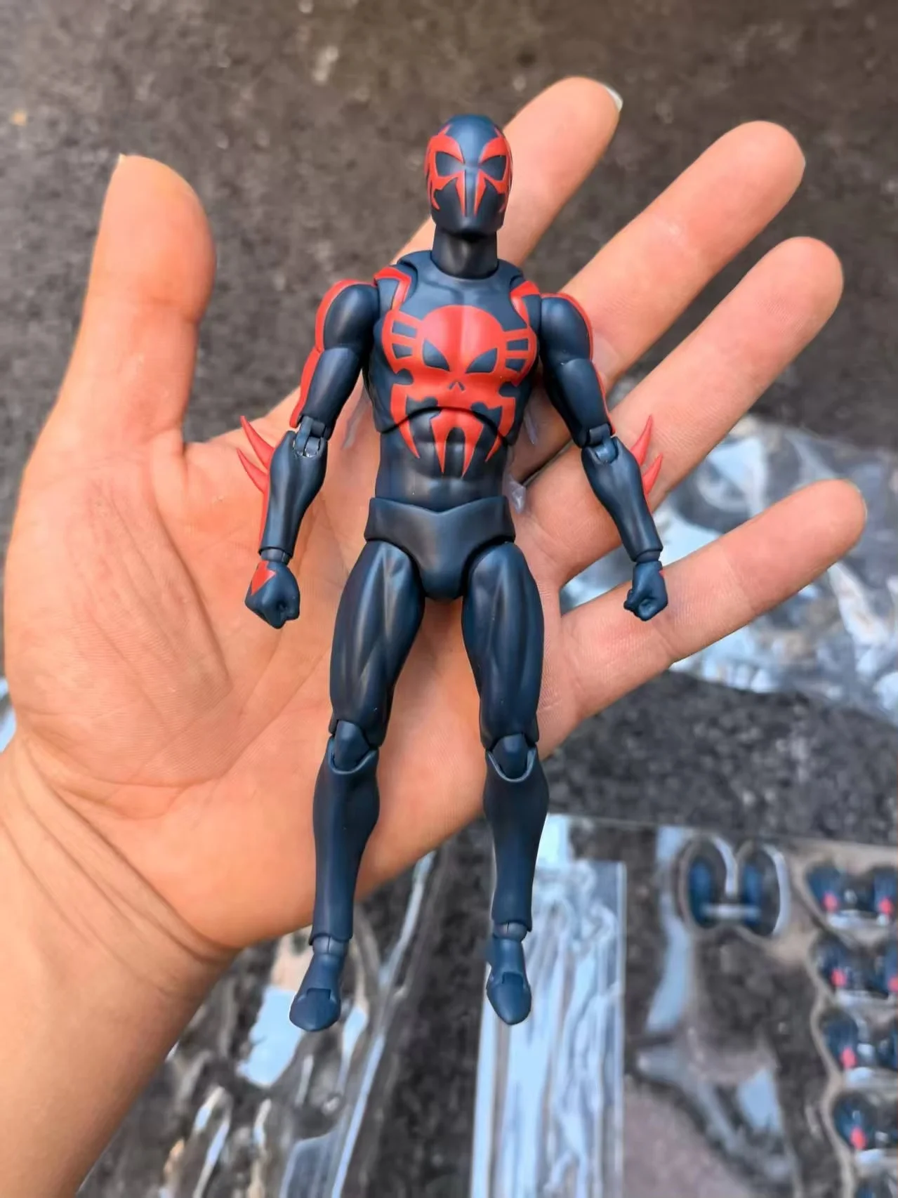 Anime Mafex 239 Spider Man 2099 Comic Version Action Figure