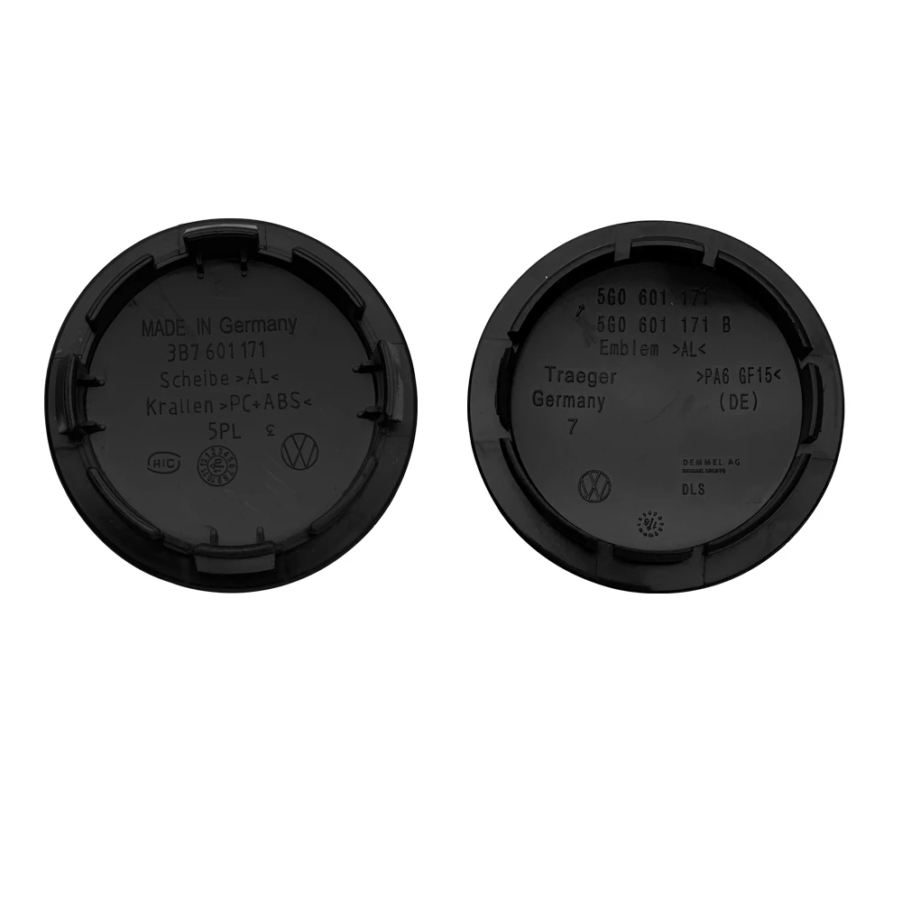 ABS - 4개 55mm 56mm 65mm 70mm 자동차 스타일링 휠 센터 캡 허브 커버 배지 액세서리 (폭스바겐 3B7601171 1J0601171 용)