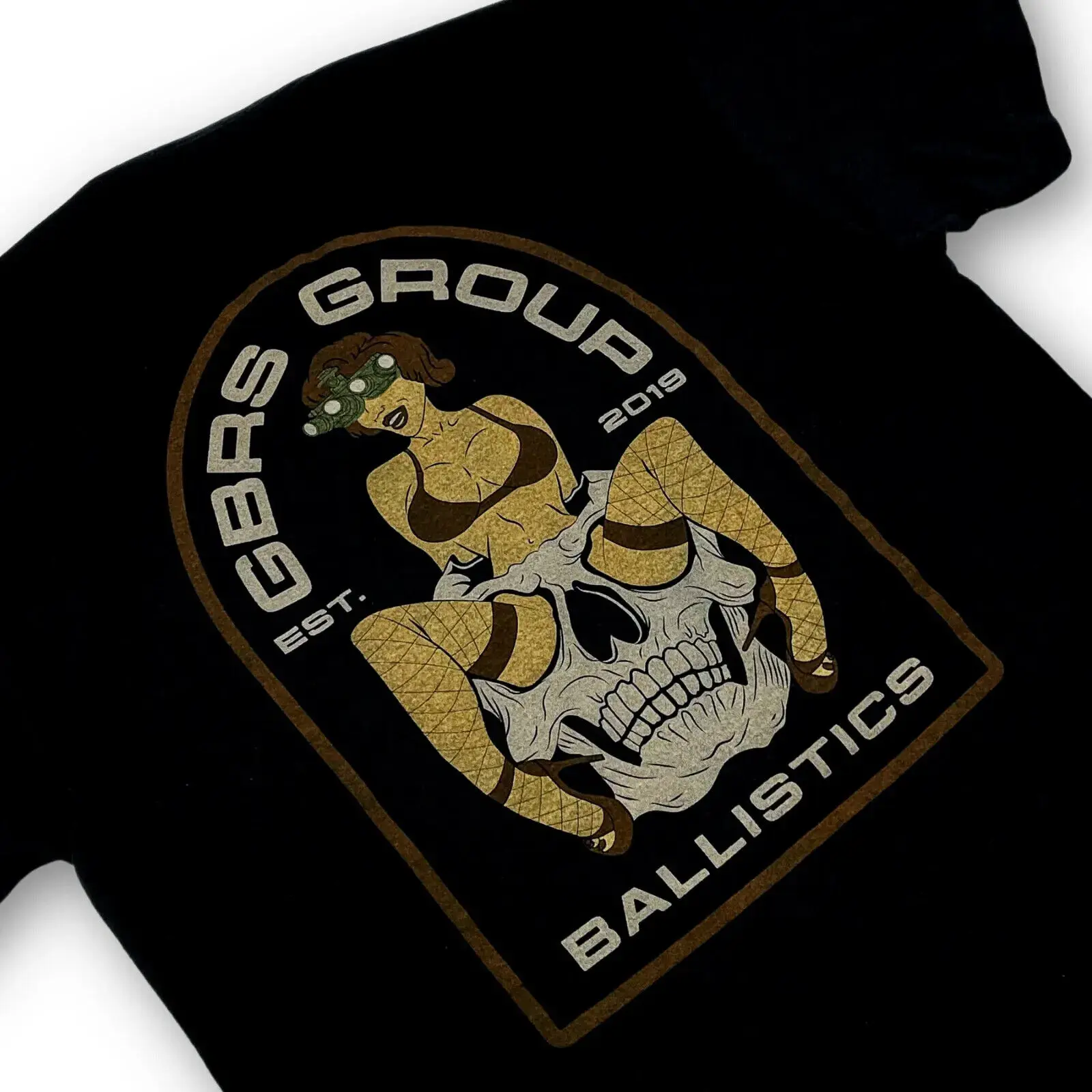 GBRS GROUP 半袖Tシャツ XL Gbrs group baltiltic Tシャツ,黒,フルカラーの印刷,中,中型