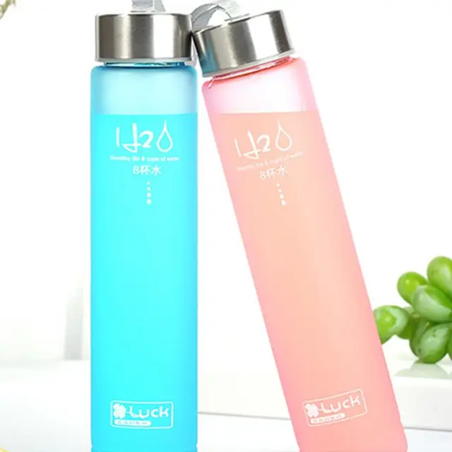 280ML Outdoor Frosted Leak-proof Plastic Water Cup Drinking Bottle Sport Kettle 3