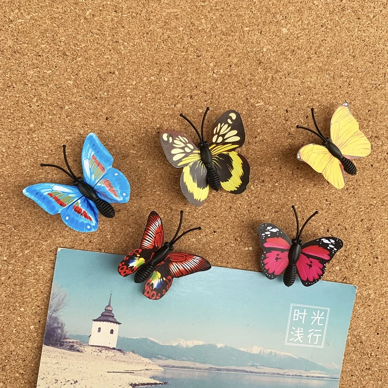 Beautiful Butterfly Shape Pin Push Pins Thumbtacks Decor Tacks Pin Cork Board DIY Office Stationery Fixed Photo Wall Nail 10pcs push pins