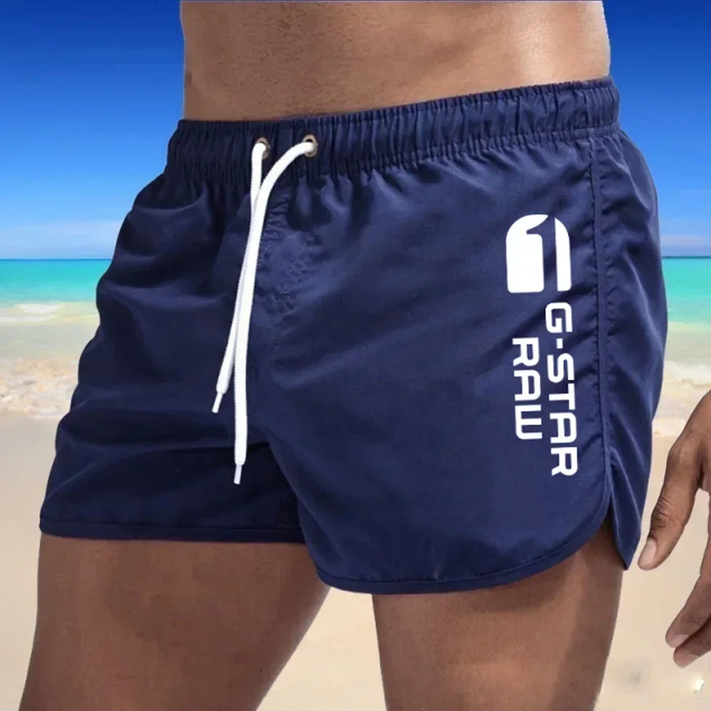 Men's Shorts Swimwear Man Swimsuit Swimming Trunks Sexy Beach Shorts Surf Board Male Summer Breathable Clothing Pants (9colors) 4