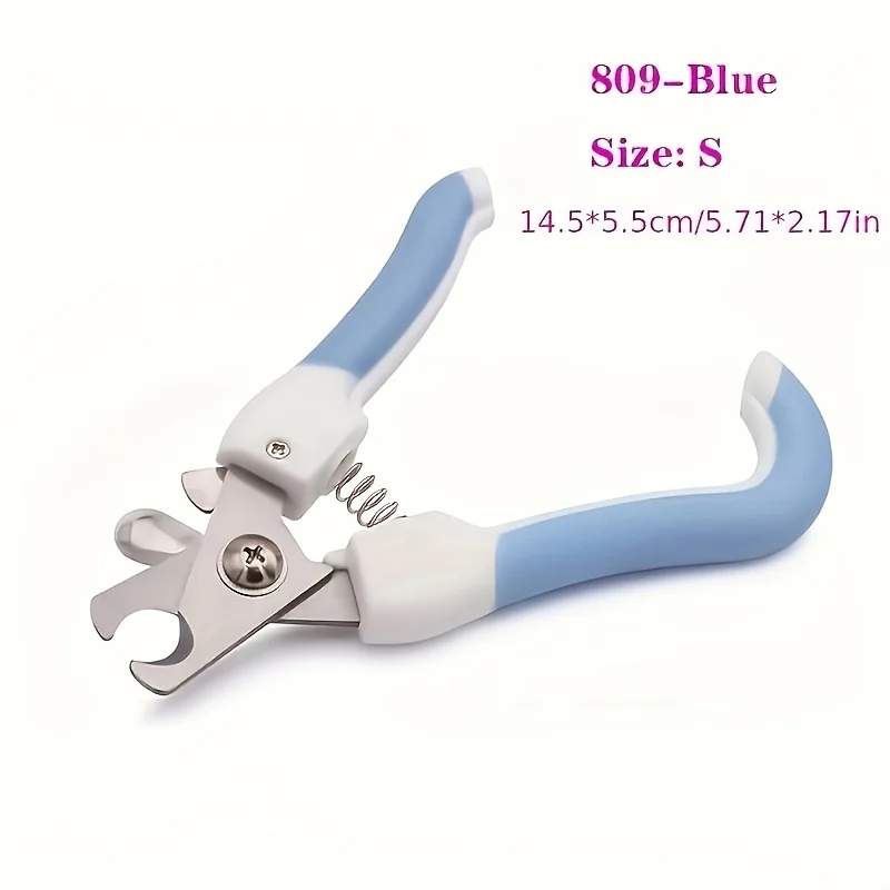 Professional Metal Dog Nail Clippers, Non-Slip Handle, Sharp and Durable Pet Claw Trimmer for Small to Medium Dogs