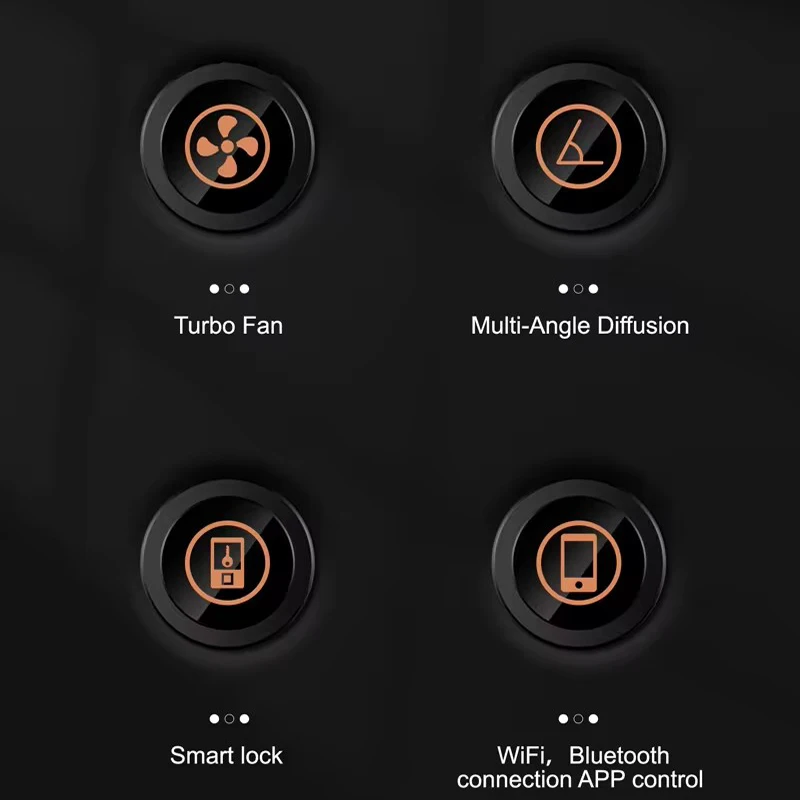 900CBM HVAC Electric Scent Diffuser 200ML App Control Air Freshener Wall-mounted Fragrance Scent Machine A300 DC12V 6