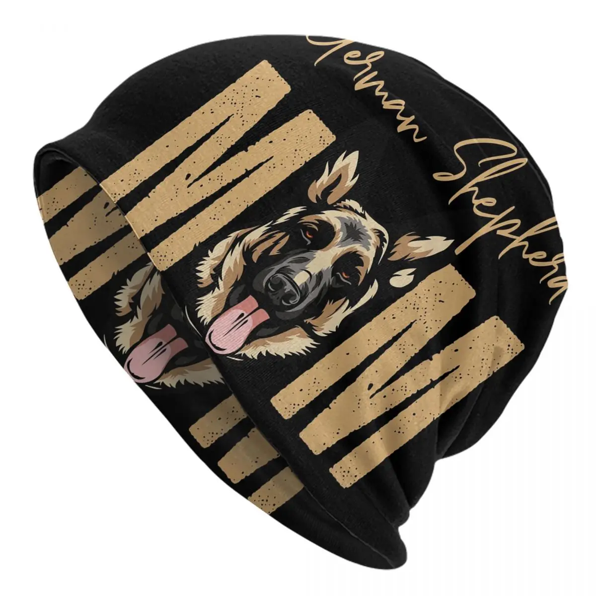 

German Shepherd Dog Mom Skullies Cap 2022 Winter Warm Winter Beanies Gift idea for German Shepherd Owner For Women