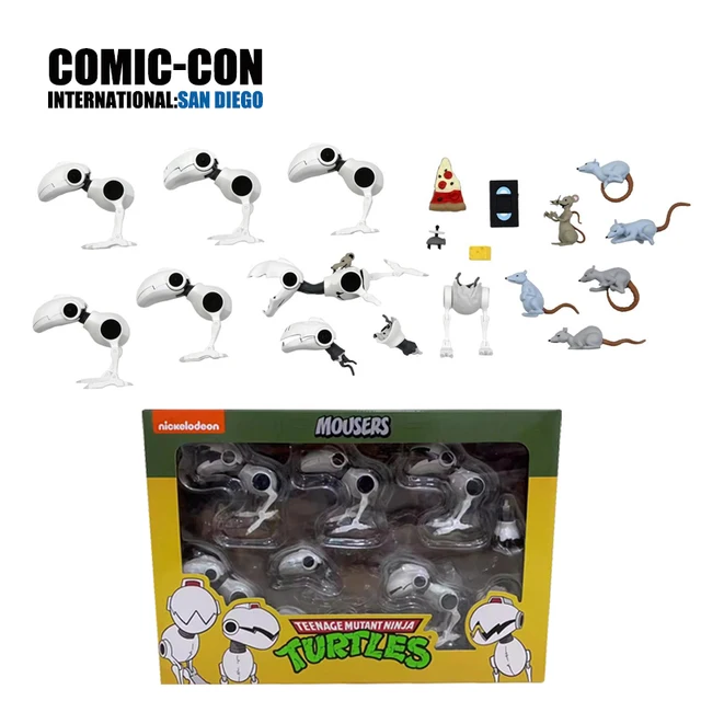 NECA Teenage Mutant Ninja Turtles Mouser Multipack Scale