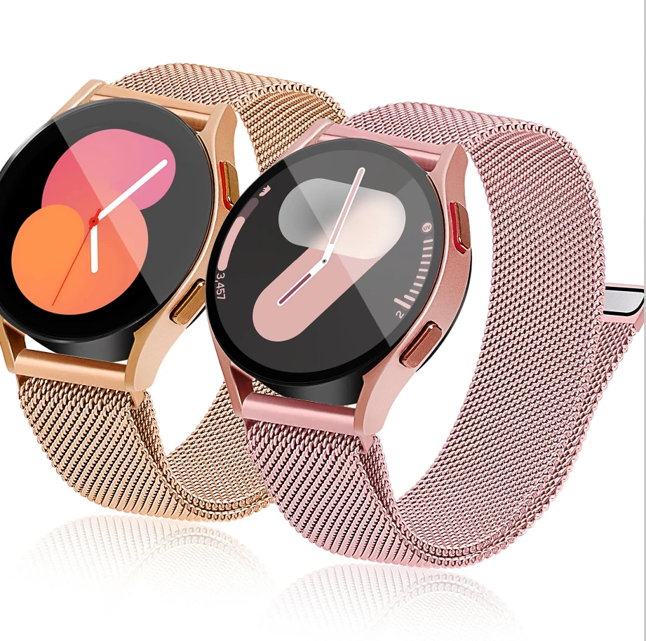 Magnetic Milanese Loop Metal Watchband - Universal 20mm/22mm Strap