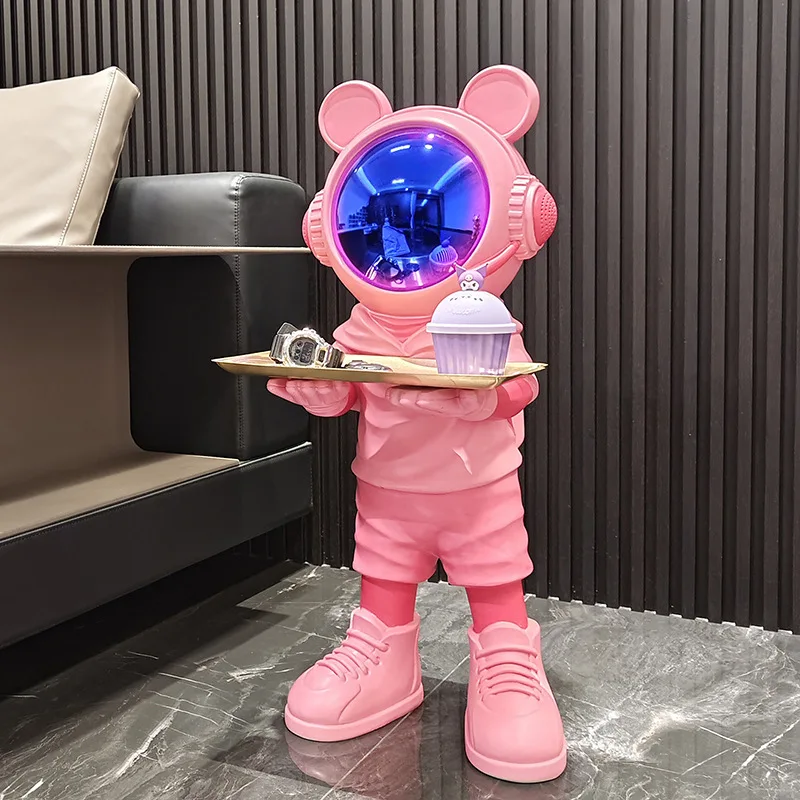 Figurines Large Astronaut Sculpture Luxury Nordic Living Room Aesthetic Home Decor Figurines Art Ornaments Modern Decorative - 2