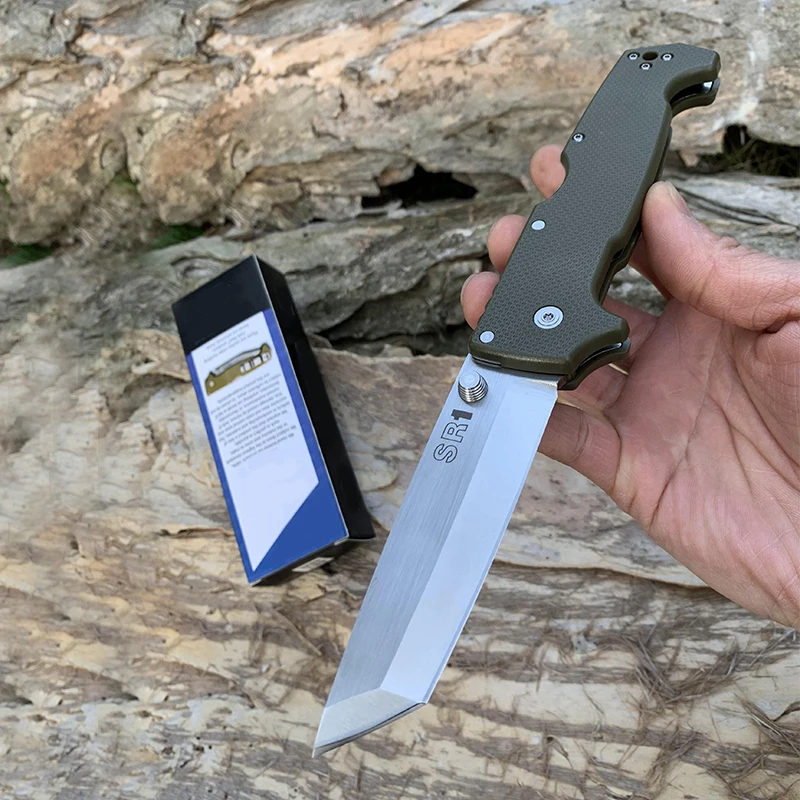 Multi Folding Pocket Knife SR1 Outdoor Hunting Survival Knives EDC Self Defense Tools for Men folding knife