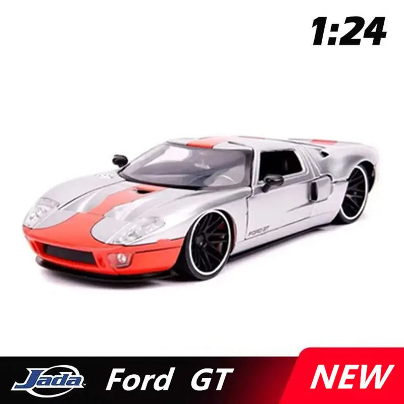

Модель спортивного автомобиля Ford GT 1:24 из сплава, металлический трек с литыми моделями, Гоночная машина, коллекционная игрушка для детей, подарок