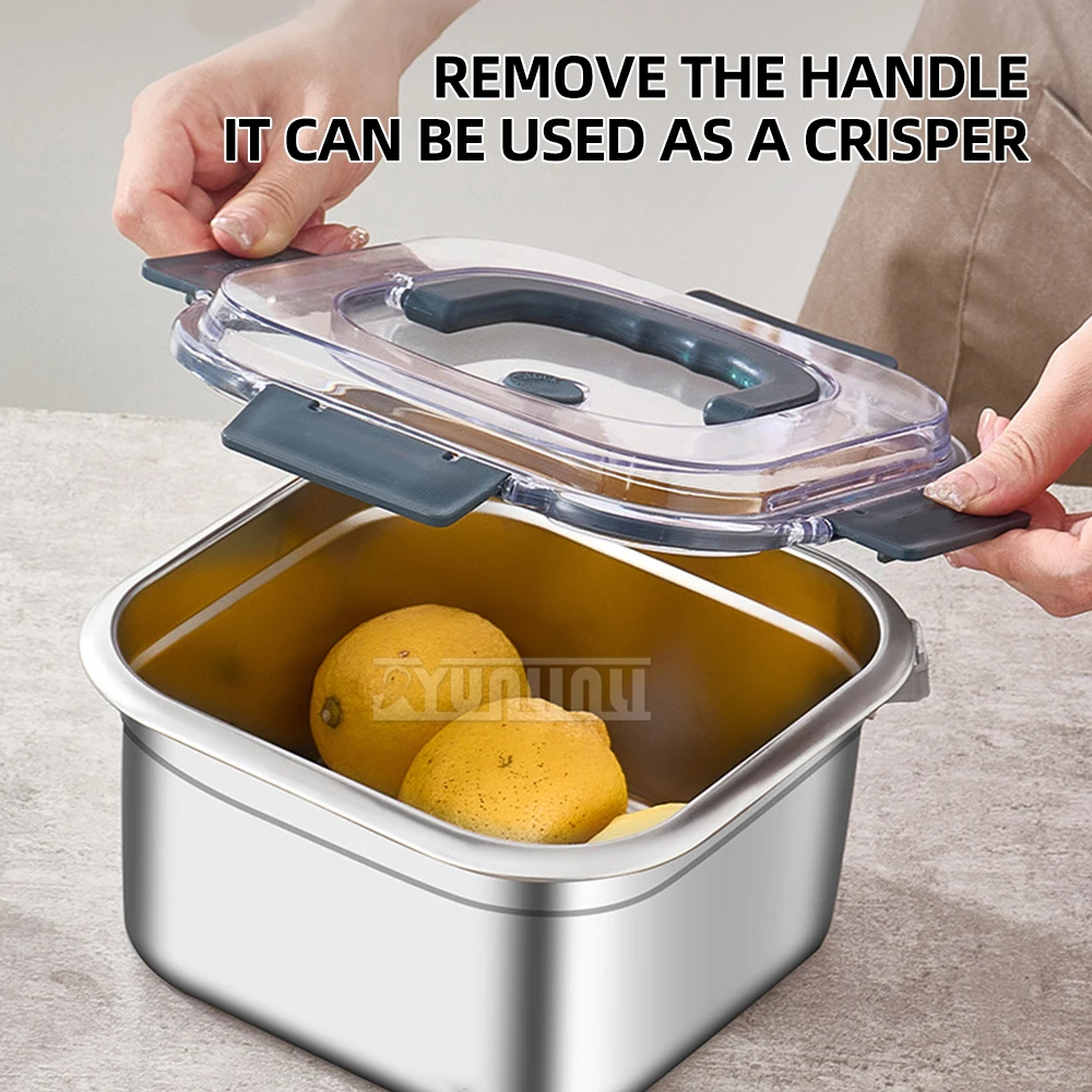 Stainless Steel Frying Pan Outdoor Preservation Box Portable 2500ML Deep Fryer Steamer Gas Electric Cooking Pot