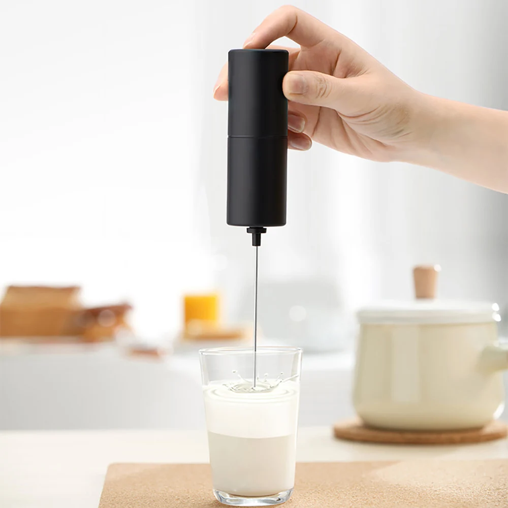 Oloey Portable Electric Milk Frother Mini Blender For Milk Foam Coffee Make  Tools Kitchen Utensils