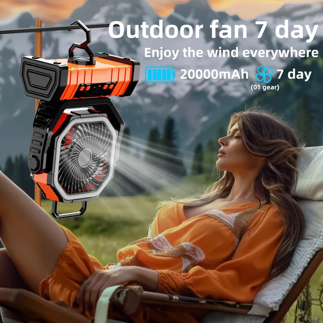rechargeable outdoor fan