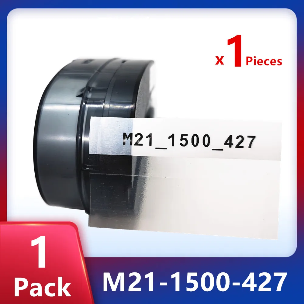 

1 Pack Label Cartridge M21-1500-427 Vinyl Self-Laminating Wire Wrap for Control Panels,Electrical Panels,Datacom Cable Labeling