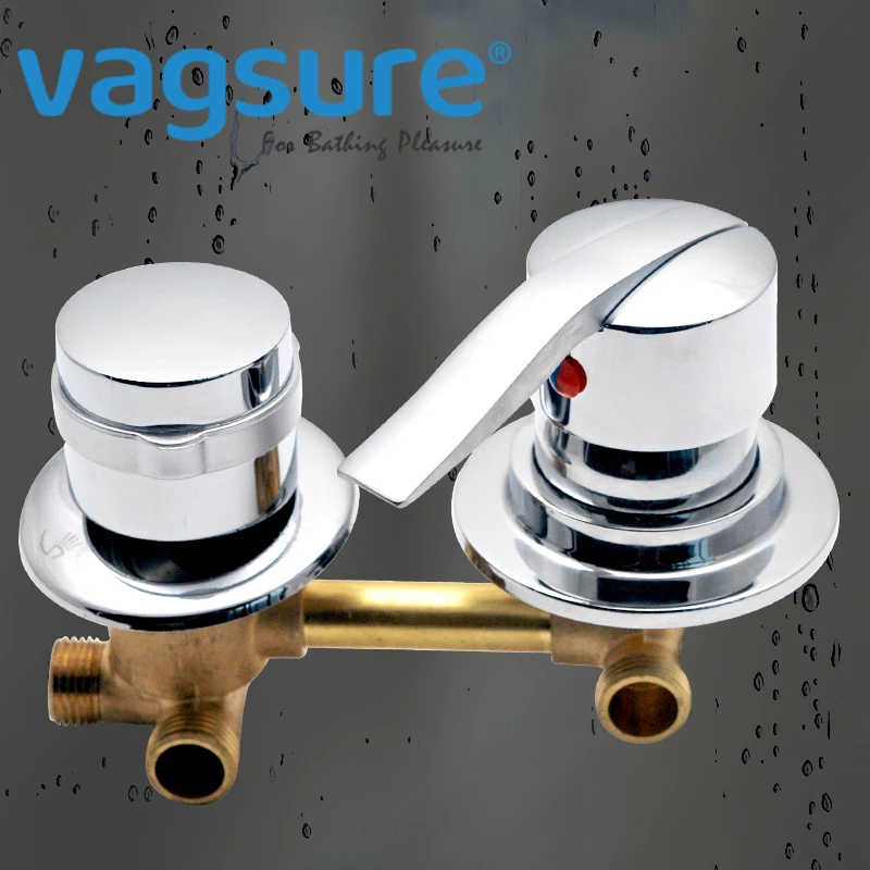 Brass Shower Cabin Mixer 2/3/4/5 Way Shower Mixer Diverter Valve Cold