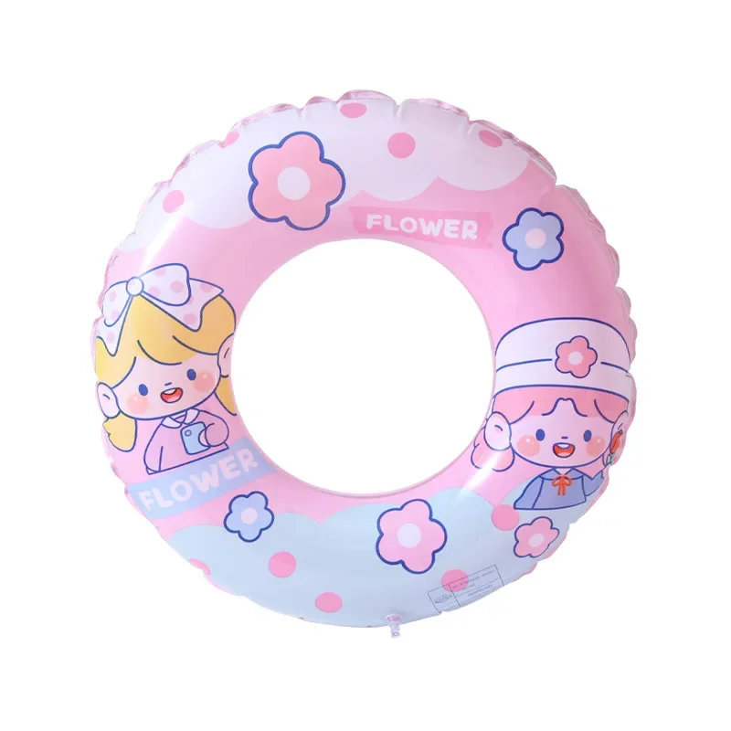 Thickened Version Pink Cartoon Life Jacket for Children Swimming Ring Prevents Side Flip Suitable for Boys And Girls Beginners
