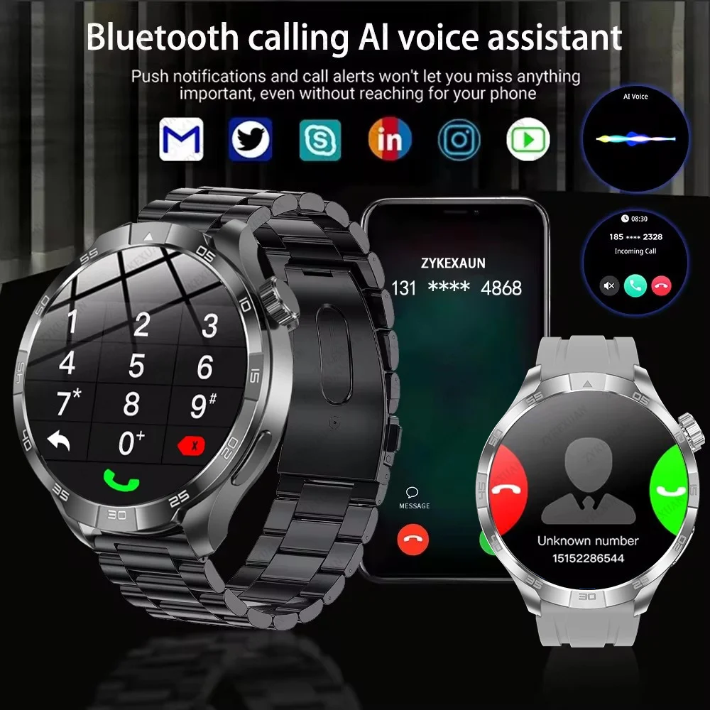 2026 New G4 PLUS GPS Sports Compass SmartWatch Men 1.85" AMOLED HD Screen NFC IP68 Waterproof Bluetooth Call Smartbracelet Woman 3