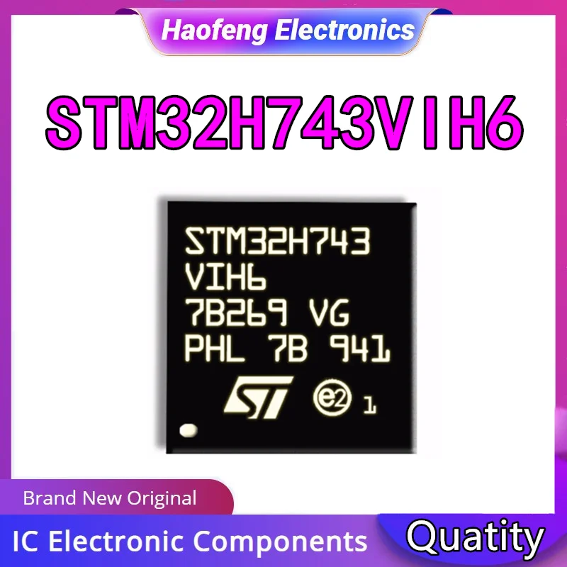 

STM32H743VIH6 TFBGA-100 IC Chip 100% Новый оригинальный в наличии