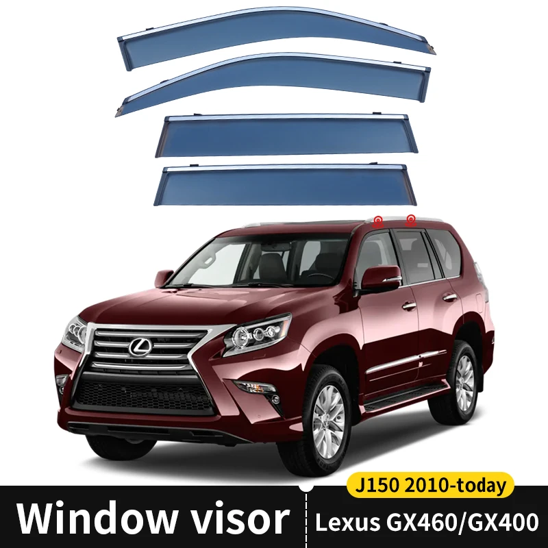 

Window Visor For LEXUS GX460 GX400 GX470 2001-today Auto Door Visor Weathershields Window Protectors