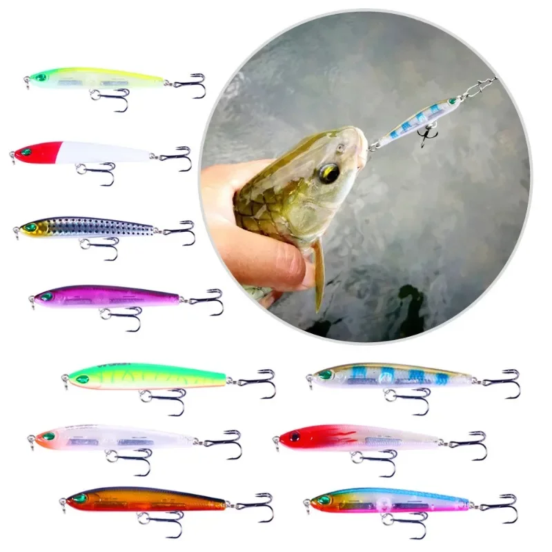 

Pencil Road Sub Fake Bait 9G/7.5CM 10 Color Hard Bait Submerged Pencil Fish Bait All-water Availability