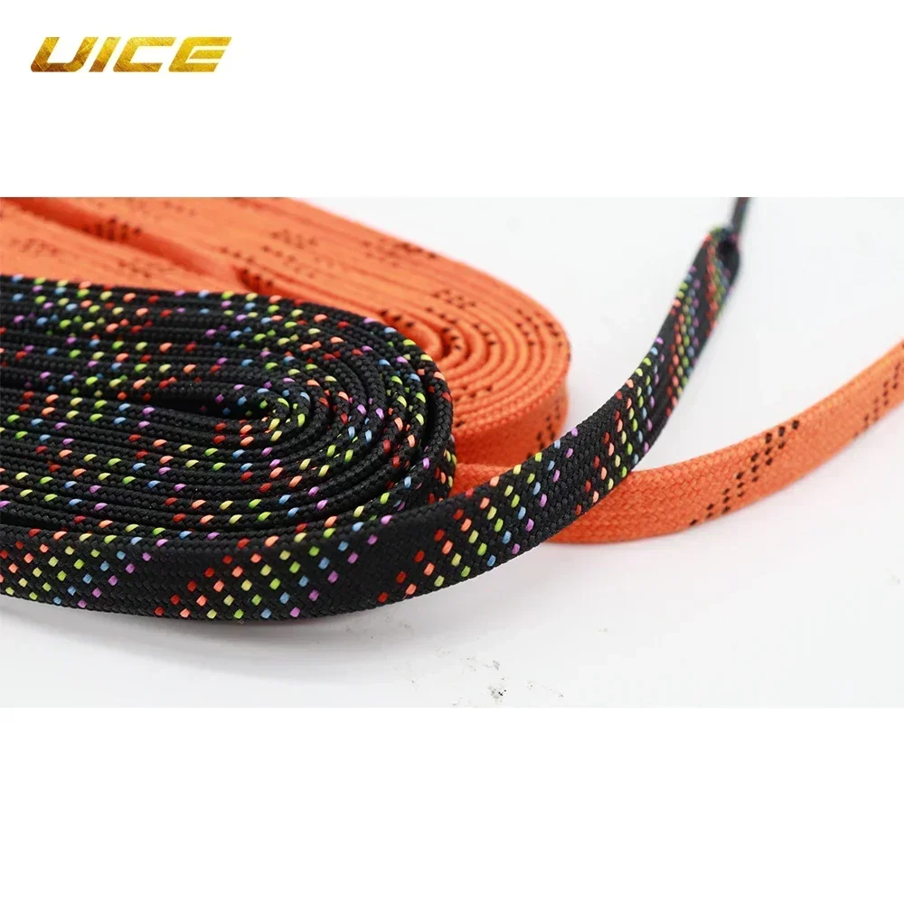 Hockey Skate Laces 84-120inch Box-Packed Dual Layer Braid Reinforced Waxed Tip Accessories