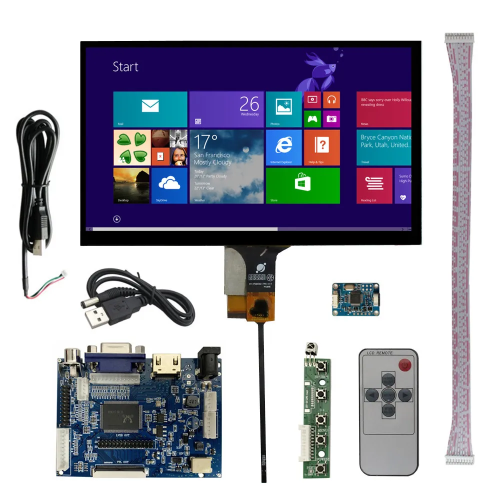 LCD 디스플레이 스크린 드라이버 제어 보드 9 인치 1024×600, HDMI 호환, 라즈베리 파이 PC 모니터용 VGA AV 디지타이저 터치 스크린 Best Top5 LCD 디스플레이 스크린 드라이버 제어 보드 9 인치 1024×600, HDMI 호환, 라즈베리 파이 PC 모니터용 VGA AV 디지타이저 터치 스크린 Best Top5