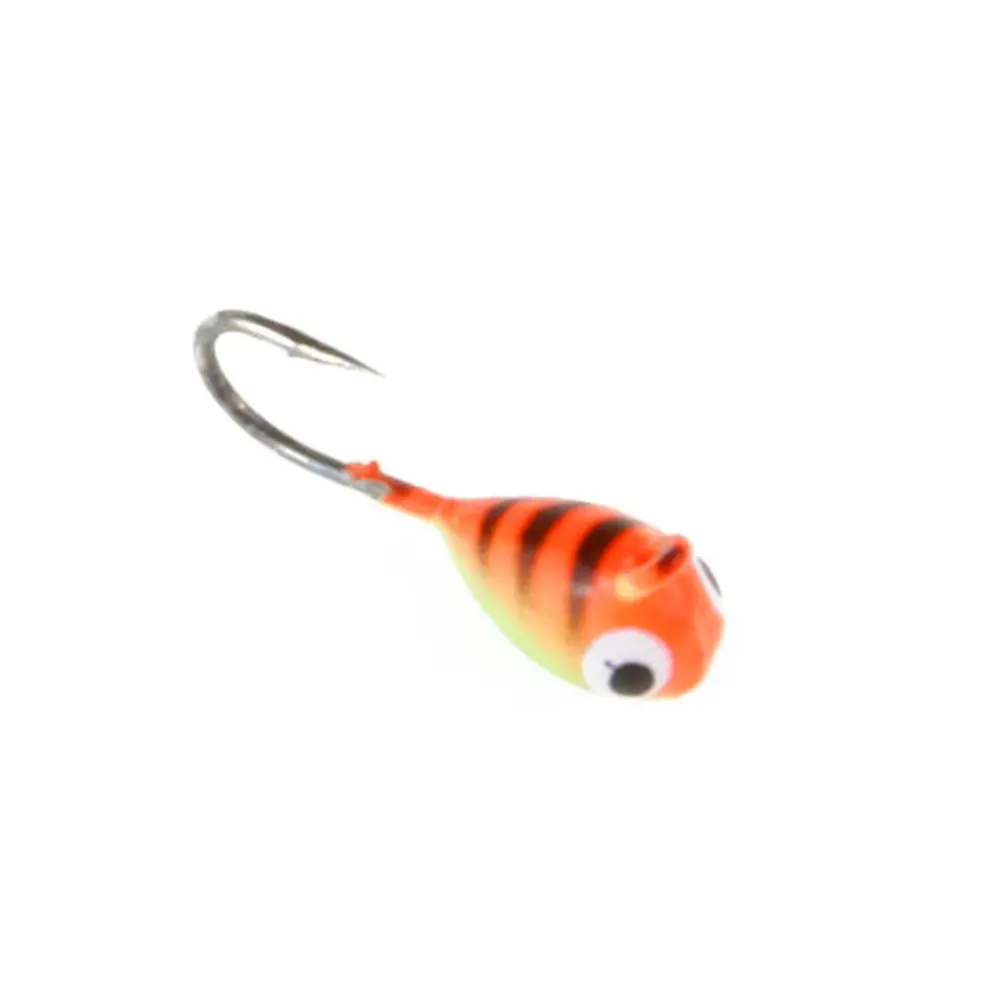 Fishing Lure Whale Shaped Mini Metal Lead Head Hook 6 Pieces