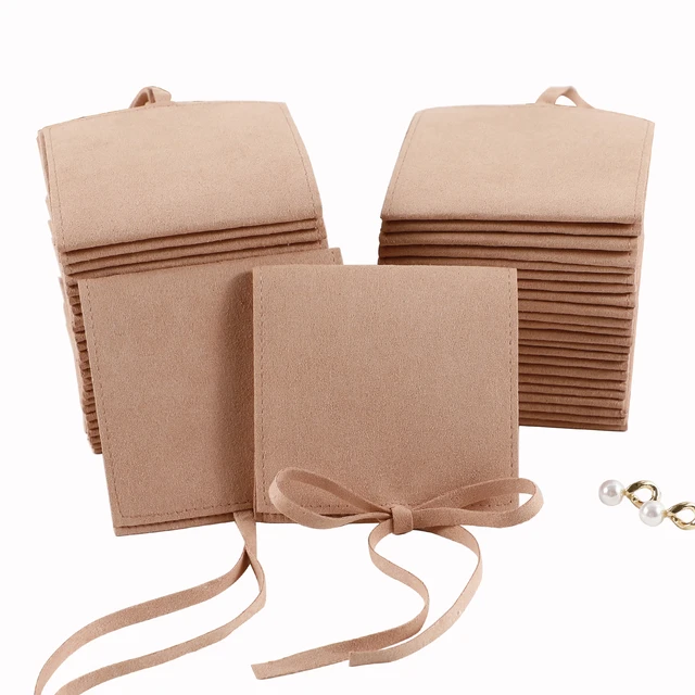 No Logo Multiple Colour Jewelry Bags, Envelope Bags, Microfiber Jewelry  Bags Bracelet Bags Necklace Bags Earring Bags