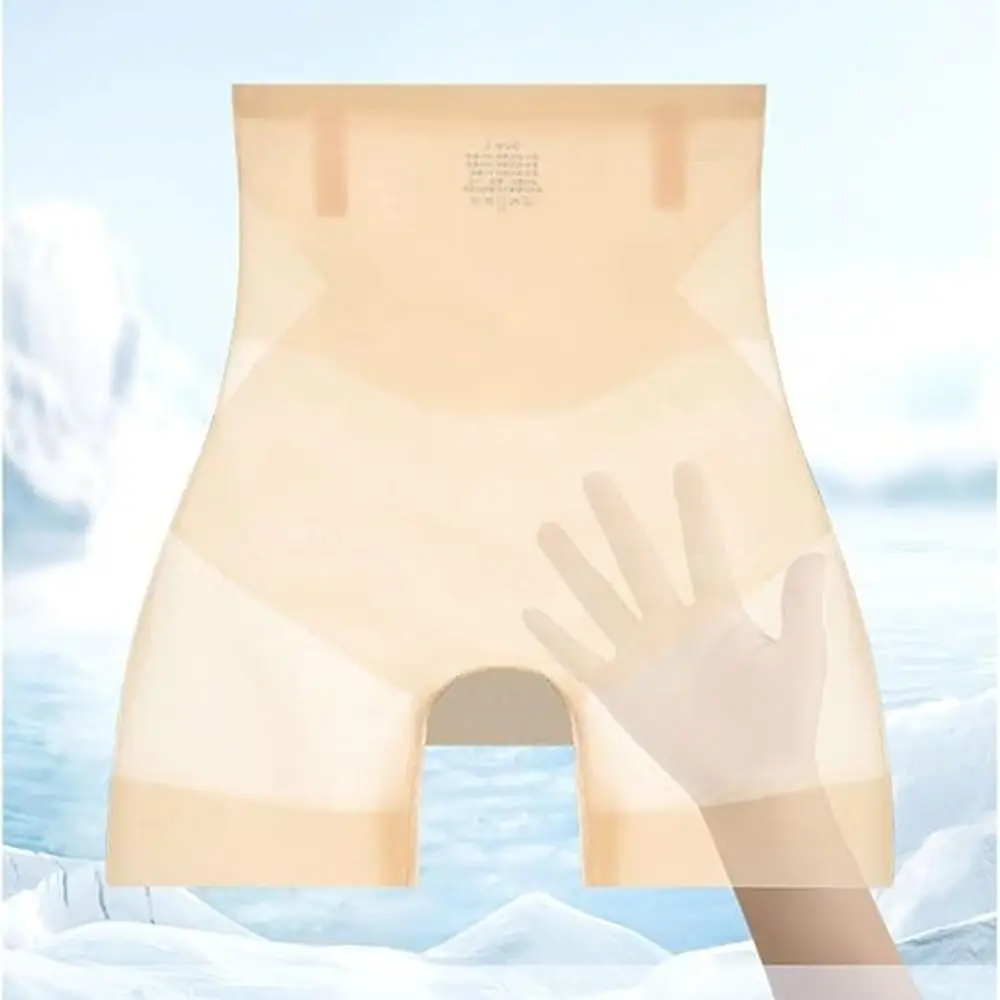 Women Ultra Slim Tummy Control Hip Lift Panties Summer Seamless Ice Silk  High Waisted Body Shaper Underwear Shaping Panties - AliExpress
