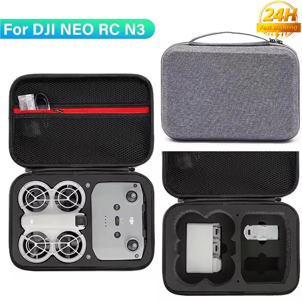 휴대용 보관 가방 여행용 케이스 핸드헬드 케이스 DJI NEO RC N3 드론 액세서리 케이스용 충격 방지 야외 보관 상자