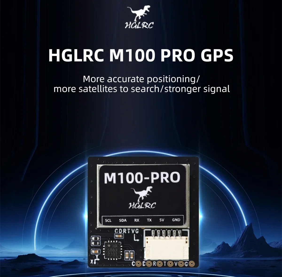 Modulo GNSS HGLRC M100 PRO GPS 10 Hz per droni RC FPV