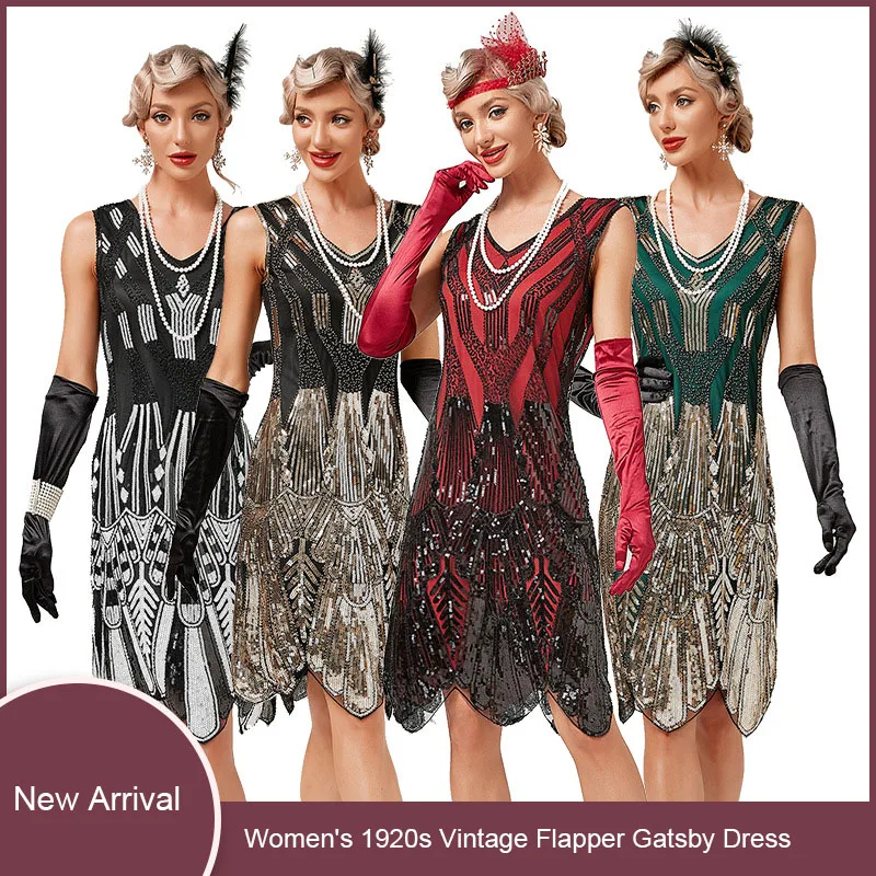 Womens Dress Gatsby Party Dress Style Gatsby Dress Women Style