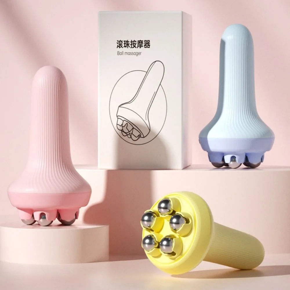 

360 Degree Massage Roller Relaxation Full Body Fat Burning 5-Bead Ball Roller Manual Anti-cellulite Meridian Massager Neck