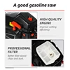 9800W High-Power Chainsaw Logging Saw 87CC 2-Stroke Petrol Gasoline Chain Saw Cutting Logging Chain Saws Power Tools 4