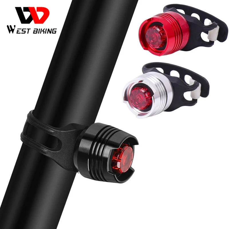 WEST BIKING Bicycle Tail Light Mini MTB Road Bike Taillight Night